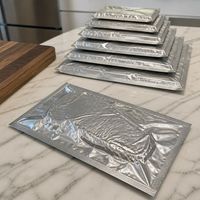 Sac sous vide en aluminium anti-lumière pour steak et viande, scellage sous vide plat et hermétique, haute barrière, qualité alimentaire, vente en gros, directement de l'usine