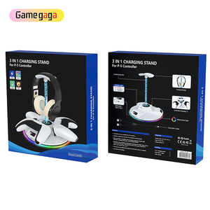 Estación de Carga 3 en 1 YZC-600 para Control P5, Base de Carga con Soporte para Auriculares, Luz RGB, Accesorio de Juego, Carga Rápida - Product Image 4