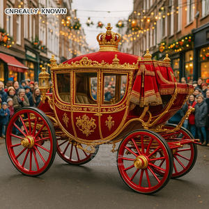 Fabricant de chariots de mariage royaux en vente, personnalisables, avec climatisation et éclairage LED. - Product Image 3