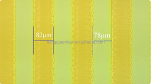 Matriz de sensores capacitivos de vidrio conductor transparente de 80 Um ITO para detección de gases y biosensores con detección fotoeléctrica - Product Image 3