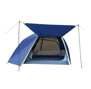 Tente de randonnée imperméable pour 2 personnes, légère, coupe-vent, pour le camping, la randonnée, l'alpinisme, équipement de plein air facile à installer - Product Image 1
