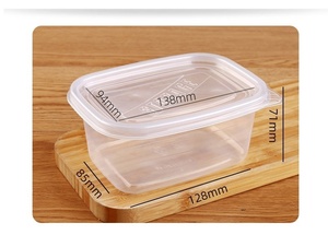 Boîte de conservation en <span class=keywords><strong>plastique</strong></span> PP de 700ml <span class=keywords><strong>pour</strong></span> aliments frais congelés au micro-ondes <span class=keywords><strong>pour</strong></span> la mousse de sandwich aux fruits Tiramisu Cheesecake - Product Image 2