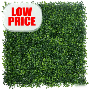 12PCS màu xanh lá cây gỗ Hoàng Dương tường không thấm nước nhựa nhân tạo hàng rào <span class=keywords><strong>Ivy</strong></span> lá hàng rào Tấm backdrop trang trí thuận tiện màu xanh lá cây lưu trữ - Product Image 2