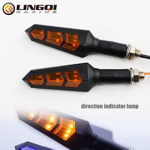 Système d'éclairage de moto LING <span class=keywords><strong>QI</strong></span>, clignotants avant et arrière ambre pour moto de rue, moto tout-terrain, moto de cross - Product Image 3