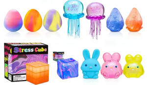 YIZHI Fun Squeezing Water Drop Maltose EVA Ice Cube, jouet anti-stress pour enfants de 14 ans et plus, boîte de jouets - Product Image 3