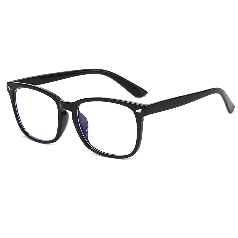 New anti-blue flat glasses for men and women small frame glasses