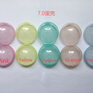 Vente en gros d'usine TIDE 70mm Coque en plastique Jouets classiques <span class=keywords><strong>Capsule</strong></span> transparente avec étoiles pour enfants de 5 à 7 ans - Product Image 2