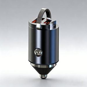 เครื่องชาร์จเร็ว PD 20W แบบแหวนดึงที่ชาร์จในรถขนาดเล็กสำหรับ <span class=keywords><strong>iPhone</strong></span> QC3.0 <span class=keywords><strong>MINI</strong></span> PD <span class=keywords><strong>USB</strong></span> Type C ที่ชาร์จโทรศัพท์ในรถยนต์ - Product Image 4