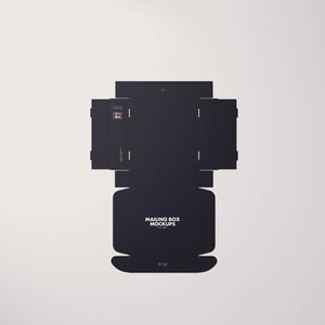 定制环保可重复使用金箔纸板文件夹包装盒，带撕拉条和哑光层压 - Product Image 2