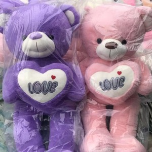 ตุ๊กตาหมียัดไส้พวงกุญแจตุ๊กตาน่ารักขนาดใหญ่สำหรับเด็กผู้หญิงผ้ากำมะหยี่ผ้าฝ้าย PP ปัก - Product Image 4