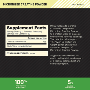 Creatina Monoidrato in Polvere, Integratore Energetico per Aumento di Peso, Prodotti per l'Aumento della Massa Muscolare - Product Image 4