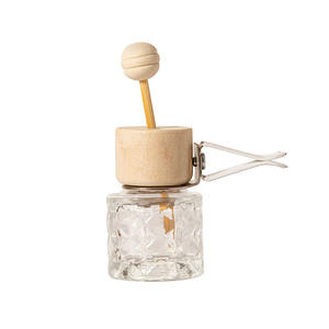 Glass Bottle <b>Diffuser</b> <b>Essential</b> <b>Oil</b> with Car Vent Clip - Product Image 3