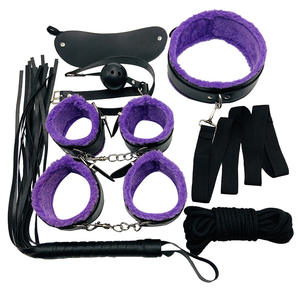 Sm 속박 세트 수갑 고리 11 피스 세트 개 노예 침대 대체 컨디셔닝 섹스 토이 성인용 섹스 토이 - Product Image 5