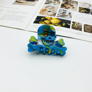 กิ๊บติดผมรูปฟักทองสยองขวัญรูปหัวกะโหลกและอะคริลิคสำหรับแต่งตัวในเทศกาลฮาโลวีน - Product Image 5