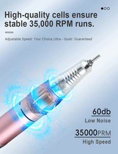 Hot 45000RPM Electric Acrylic Nails File Drill Manicure Pedicure Machine <span class=keywords><strong>Naildrill</strong></span> Nail Drill Supplies - Product Image 3