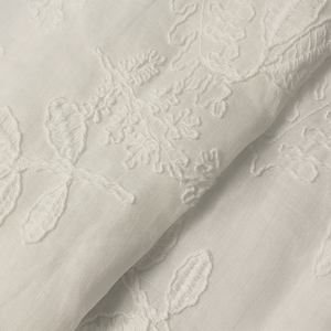 Tissu de broderie personnalisé élégant 100% tissu de broderie Ramie pour vêtement Textile de maison - Product Image 1