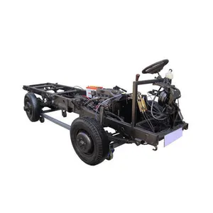 New 2 axles 1900mm Single Row Cabin Ev Commercial Light Duty Electric Cargo Truck Chassis For Sale