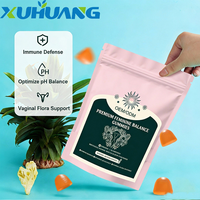 Complément alimentaire à base de plantes personnalisé OEM/ODM, vitamines C, B6, B12, gommes premium pour l'équilibre féminin, probiotiques pour femmes