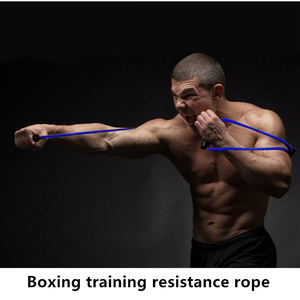 Bande de résistance en caoutchouc, entraînement de vitesse, corde de traction Muay Thai karaté, équipement de force - Product Image 4