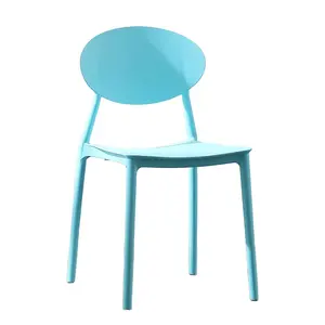 Commercio all'ingrosso colorato prezzo a buon mercato moderno impilabile sedia da esterno in plastica ristorante caffè sedie da pranzo