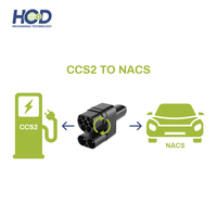 Adaptateur DC HCD CCS2 vers NACS, connecteur de prise d'entrée/sortie pour véhicule électrique, pour la mise à niveau Tesla