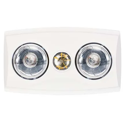 3 In 1 Badkamer Verwarmingslamp Met Led Globe, Uitlaat