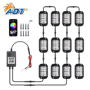 ไฟ LED สำหรับรถออฟโรดแบบ 3 มิติ  144/216/288/432 LEDs  ปรับสีได้  หลากหลายโหมด  สำหรับรถแซนด์สไปเดอร์ ดูนบักกี้ รถบรรทุก  ไฟ LED สำหรับตกแต่งใต้ท้องรถ - Product Image 1
