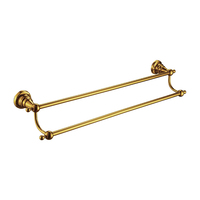 Aksesoris Kamar Mandi Titanium handuk Bar Set tempat handuk tangan Toilet pemegang kertas mantel dinding kait dipasang di dinding