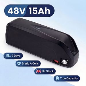 แบตเตอรี่ลิเธียมแบบ Hailong Tube สำหรับจักรยานไฟฟ้าเสือภูเขายางโต 48V15Ah ของ UK Stock ความจุ 3000mAh 13s5p 45A BMS 2A หัวเสียบ XT60 กันน้ำ รับประกัน 12 เดือน - Product Image 1