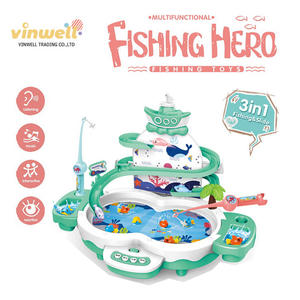 Table de pêche avec rails électriques, 3 en 1, jeu éducationnel <span class=keywords><strong>pour</strong></span> s'amuser avec <span class=keywords><strong>la</strong></span> musique - Product Image 2