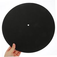 Tapis de platine classique en feutre non tissé 7'' 12'' - Tapis de platine multicolores écologiques réutilisables pour lecteur de disques vinyles