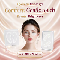 Patchs pour les yeux au collagène de marque privée, hydratant microcristallin à l'acide hyaluronique