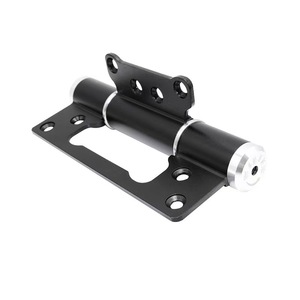 Bisagra de Bandera Hidráulica de Cierre Suave de 5 Pulgadas de Alta Resistencia, de Aleación de Aluminio Negro Mate, Sin Mortaja, con Amortiguación Silenciosa para Puertas de Madera de Hotel - Product Image 1