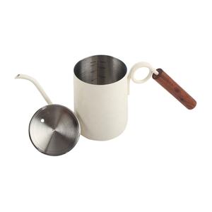 600ml/20oz Capacity, <b>Wood</b> Handle, <b>Stove</b> Top Gooseneck Pour Over Coffee <b>Kettle</b> - Product Image 6