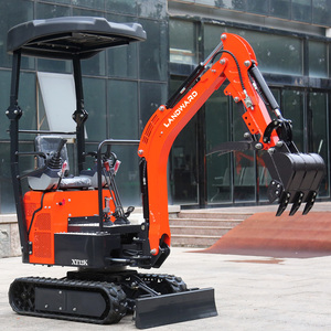 Mini-excavatrice agricole compacte à chenilles Landward, moteur EPA 5, faible entretien, vente en gros - Product Image 3
