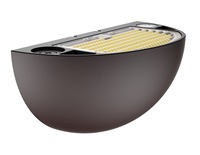 Lampes murales LED modernes étanches pour extérieur, indice de protection IP65, télécommande, utilisation commerciale, projecteurs blanc chaud pour l'extérieur des bâtiments