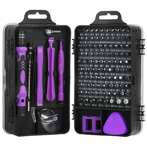 <b>Multi</b> Purpose Watch And Mobile Phone Repair <b>Screwdriver</b> Set 115 In 1 Carbon Steel Magnetic For Electronics Fixing - Product Image 4