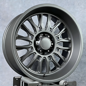 Cerchi in Lega Forgiata per Auto Sportive e Fuoristrada, 20-24X12-14 Pollici, 2 Pezzi, Nero Lucido con Bordo Profondo - Product Image 5