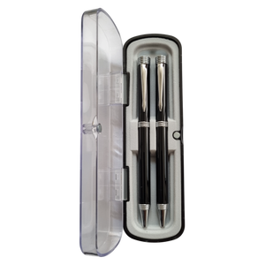 Juego de Dos Bolígrafos Metálicos Ecológicos de 0.7mm, Brillantes, Novedosos y Promocionales, Ideales para Regalo - Product Image 4