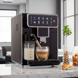 Macchina da Caffè <span class=keywords><strong>Espresso</strong></span> Super Automatica Intelligente con Macinacaffè e Serbatoio del Latte per Uso Domestico - Product Image 1