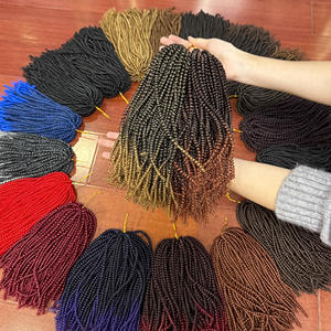 Orientfashion Capelli Sintetici <span class=keywords><strong>Afro</strong></span> Twist Kinky da 10 Pollici, Capelli Intrecciati Sintetici <span class=keywords><strong>Afro</strong></span> EZ per Acconciature Ricce da Donna - Product Image 1