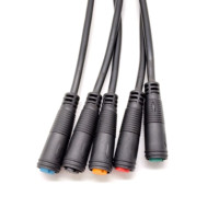 Connecteur étanche IP65 pour batterie de moto électrique, M6 M7 M8 Julet, 2, 3, 4, 5, 6 broches, mâle/femelle, à connexion rapide et verrouillage par poussée, format mini