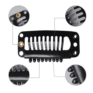 Nouveau produit populaire coréen, hypoallergénique, très léger, pince à cheveux en métal à 9 dents, fabriquée en acier - Product Image 5