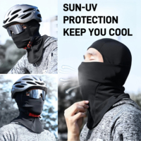 Cagoule d'été élastique respirante à séchage rapide pour hommes et femmes, masque facial complet de protection solaire pour le cyclisme, la randonnée, la pêche et le ski
