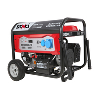 Générateur d'essence portable Senci 3kw 5kw 6kw 7kva 7500w Démarrage électrique avec télécommande Generador Electrico