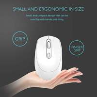 Productos Populares, Ratón Óptico Inalámbrico Nuevo, Ratón Inalámbrico Ergonómico de 2.4g para Computadora