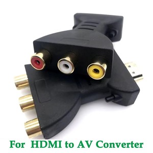 HD 1080P RCA AV To <strong>HDMI</strong>-compatible Adapter <strong>Converter</strong> For <strong>HDMI</strong> to AV <strong>converter</strong> 3RCA Adapter Connector - Product Image 1
