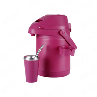 Kit de Yerba Maté Personnalisé en Acier Inoxydable : Carafe Thermique Isotherme avec Support de Tasse et Paille Bombilla