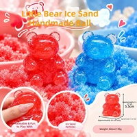 Jouet souple à presser Little Bear Slushy Fruit Smoothie, série Slushy, boîte remplissable, anti-stress, ballon à main, idéal pour les cadeaux de fête
