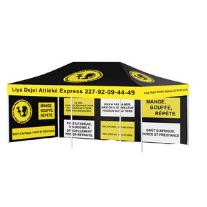 Tenda Pameran Luar Ruangan Anti Air Berbahan Aluminium dan Poliester Oxford 300D Ukuran 3x3 10x10 untuk Olahraga dan Periklanan - Product Image 1